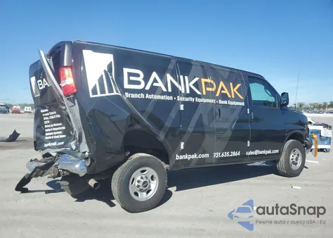 2020 GMC Savana G2500 z USA, uszkodzony, nr VIN 1GTW7AFGXL1211933